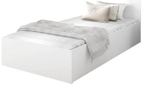 Jednolôžková posteľ s úložným priestorom Dolly - biela Rozmer: 200x90
