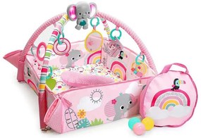 Bright Starts - Detská hracia deka 5v1 YOUR WAY BALL PLAY 3xAA ružová