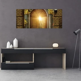 Obraz - Brána v lese (120x50 cm)