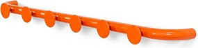 Oranžový kovový nástenný vešiak 75 cm Retro – Spinder Design