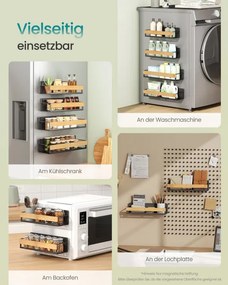 Sada kuchynských políc KCS062BH01 (4 ks)