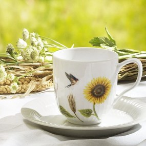 KÄHLER Porcelánový hrnček Hammershøi Summer Sunflower