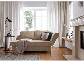 Taupe menčestrová leňoška (pravý roh) Chic Charlotte – Miuform