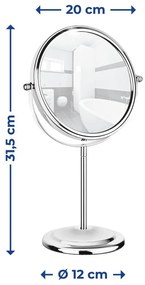 Kozmetické zväčšovacie zrkadlo (7x) ø 15 cm – Maximex