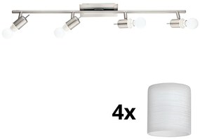 Eglo - LED Bodové svietidlo MY CHOICE 4xE14/4W/230V chróm/biela EG31128G