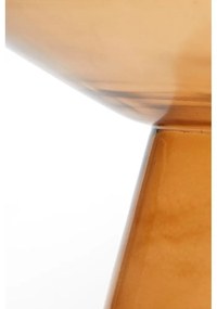 Sklenený okrúhly odkladací stolík ø 37 cm Dakwa – Light &amp; Living