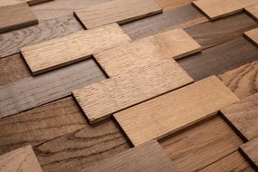 BERKA - THERMO DUB, brúsený povrch, jednotlivé lamely alebo obkladový panel 590 x 90 x 3 a 10 mm (0,0531m²) - drevený obklad panel 590 x 90 mm (0,0531 m2)