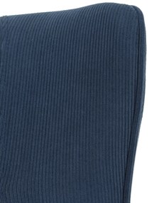 Kreslo s ušami BLUE2, modrá