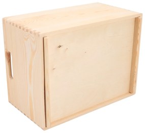 ČistéDrevo Drevený box 40 x 30 x 23 cm