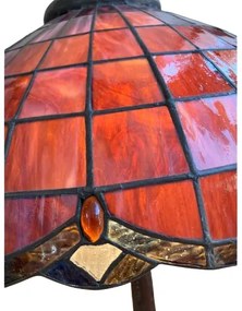 Lampa do obývačky Tiffany Alloy kolekcia RUBY intim Ø51*72