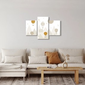 Obraz - Lietajúce balóny (90x60 cm)