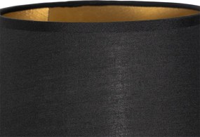 Moderná nástenná lampa čierna - Pluk