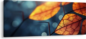 Obraz - Textúra listov (120x50 cm)