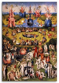 Gario Obraz na plátne Rajská záhrada - Hieronymus Bosch, reprodukcia Rozmery: 60 x 90 cm