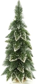 Vianočný stromček Borovica diamantová so striebornými trblietkami 55 cm