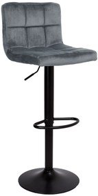 JAKS Barová stolička arako black velvet grafit