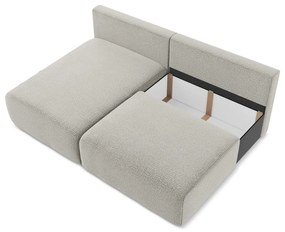 Svetlosivá rozkladacia/s úložným priestorom rohová pohovka (ľavý roh) Kalena – Makamii