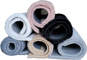 Kusový koberec RABBIT DELUXE - šedý - imitácia králičie kožušiny