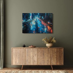Obraz - Veľkomesto, olejomaľba (90x60 cm)
