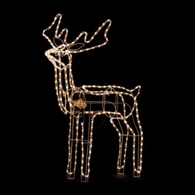 Žltý LED svietiaci sob MEDIUM, 90 cm