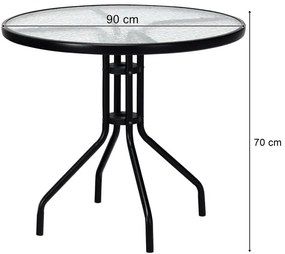 Príručný stolík ISLAND okrúhly 90 cm