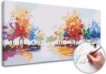 Maľovanie podľa čísel PRECHÁDZKA ČAROVNÝM PARKOM  – nízka náročnosť