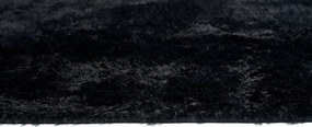 TA Koberec ČIERNE HODVÁBNE VLÁKNO Rozmer: 80x150 cm
