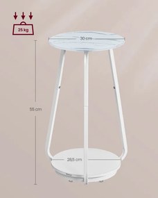 Príručný elegantný stolík LET287W59