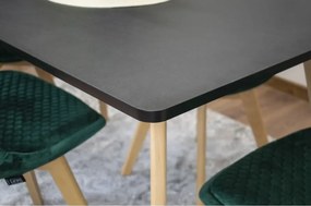 TRENDIE Jedálenský stôl BENY 120x80 čierny