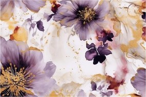 Obraz - Akvarelové kvety (90x60 cm)