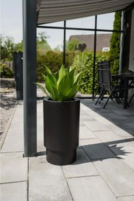 Kvetináč ESCADA, sklolaminát, výška 60 cm, čierna