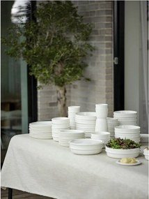 Krémovobiely dezertný porcelánový tanier ø 20 cm Eau – Zone