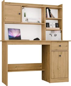 Psací stůl Chester s nástavcem 120 cm dub Artisan