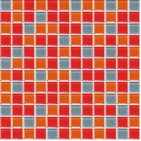 Sklenená mozaika Premium Mosaic vícebarevná 30x30 cm lesk MOS25MIX3, (bal. 1,020 m2 )