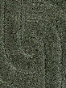Vikosa, Kusový koberec Vikosa Arcura 106271 Dark Green kruh, 150x150 (priemer) kruh, zelená, obývacia izba