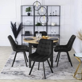 PROXIMA.store - Čalúnená jedálenska stolička RICK FARBA: tyrkysová
