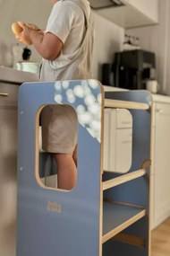 Učiaca veža Montessori pre deti modrá