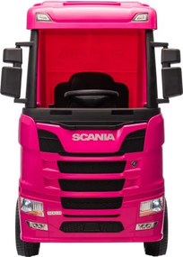 LEAN CARS Elektrické auto na batérie Scania 500R HL698 ružové 4x4