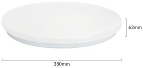 Brilagi - LED stropné svietidlo MILKY WAY LED/24W/230V 3000K priemer 38 cm