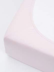 Jersey plachta s elastanom Deluxe 90 × 200 cm – púdrová