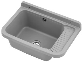 Gamma Gradia, univerzálna plastová výlevka 50,8x33,8x24 cm, šedá, GMA-KGG50-G