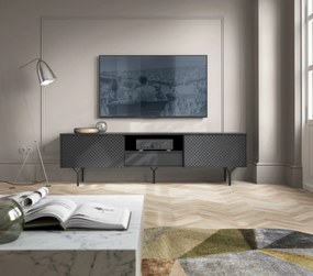 Televizní stolek Raven II 180 cm černý
