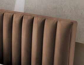 Posteľ Joy 160x200 cm, whisky hnedá látka