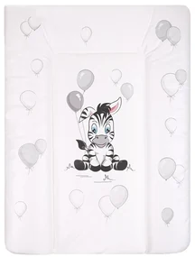 Prebaľovacia podložka mäkká New Baby Zebra biela 70x50