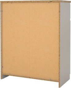 Krémovobiela komoda 80x100x40 cm Naia – Tvilum