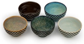 Porcelánové šálky v súprave 5 ks 200 ml Sara – Bredemeijer