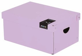 Krabica laminovaná PASTELINI fialová veľká