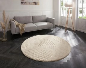 Koberec Hanse Home Norwalk Fergus krémový kruh