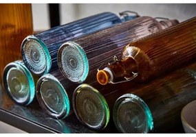 Ružová sklenená fľaša na vodu Bitz Kusintha, 1,2 l