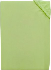 Posteľná plachta jersey svetlo zelená TiaHome - 200x220cm